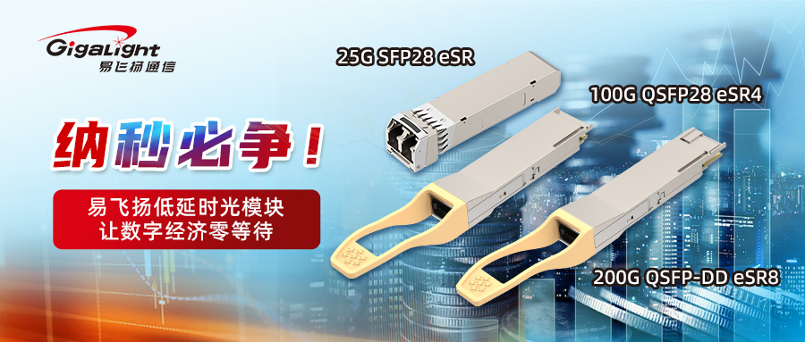 易飞扬低延迟光模块产品系列为客户带来纳秒使用价值插图